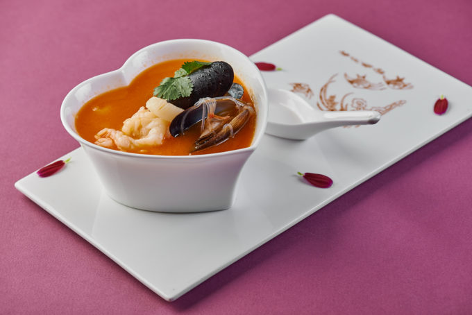 Malaysian soup with seafood 1300₽